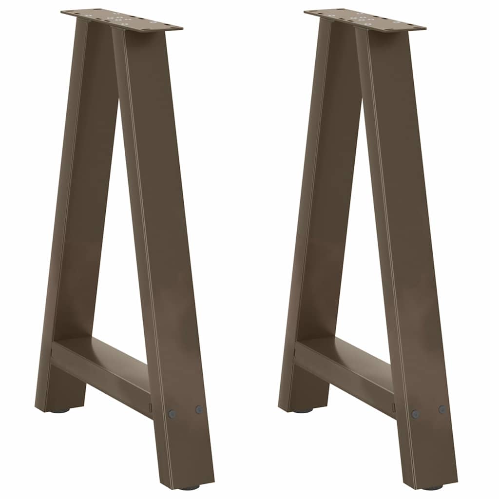 Tischbeine A-Form Stahl 50x72 cm, 2er Set