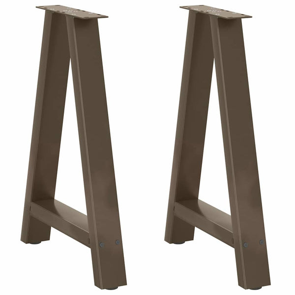 Tischbeine A-Form Stahl 50x72 cm, 2er Set