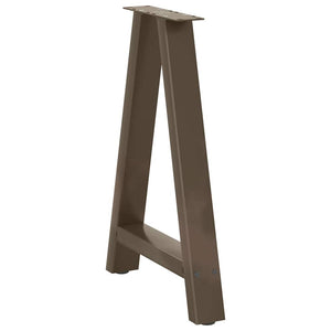 Tischbeine A-Form Stahl 50x72 cm, 2er Set