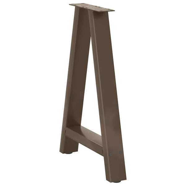 Tischbeine A-Form Stahl 50x72 cm, 2er Set