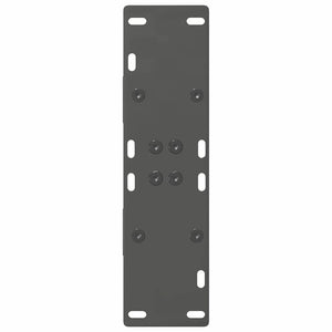 vidaXL Pieds de table à manger en forme de A 2 pcs Anthracite 60x(72-73) cm Acier