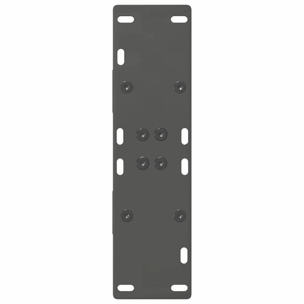 vidaXL Pieds de table à manger en forme de A 2 pcs Anthracite 60x(72-73) cm Acier