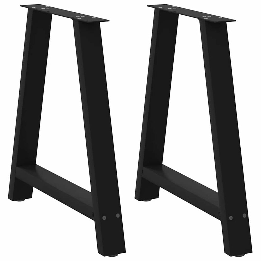 A-Form Tischbeine, 70cm, Schwarz, 2er Set