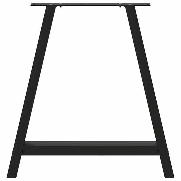 A-Form Tischbeine, 70cm, Schwarz, 2er Set