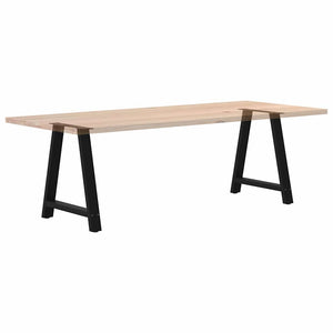 A-Form Tischbeine, 70cm, Schwarz, 2er Set