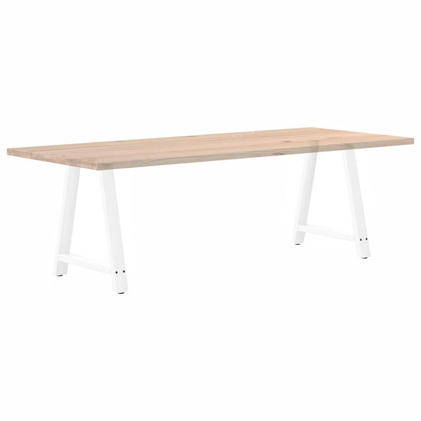 A-Form Tischbeine, 70 cm, Weiß, 2er-Set