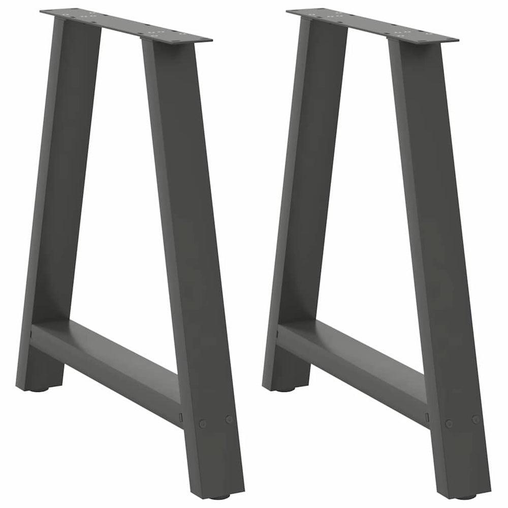 A-Form Tischbeine Anthrazit, 2er Set