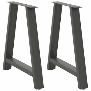 A-Form Tischbeine Anthrazit, 2er Set