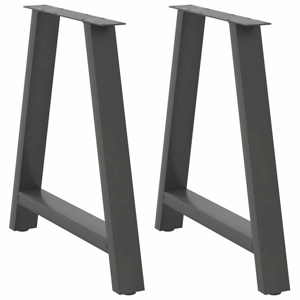 A-Form Tischbeine Anthrazit, 2er Set