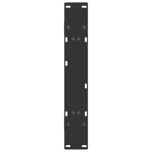 Esstischbeine A-Form Schwarz, 2er Set