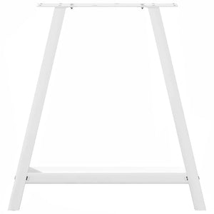 A-Form Tischbeine, 80cm, Weiß, 2er Set