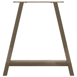 Esstischbeine A-Form, Stahl, 80 cm, 2er-Set