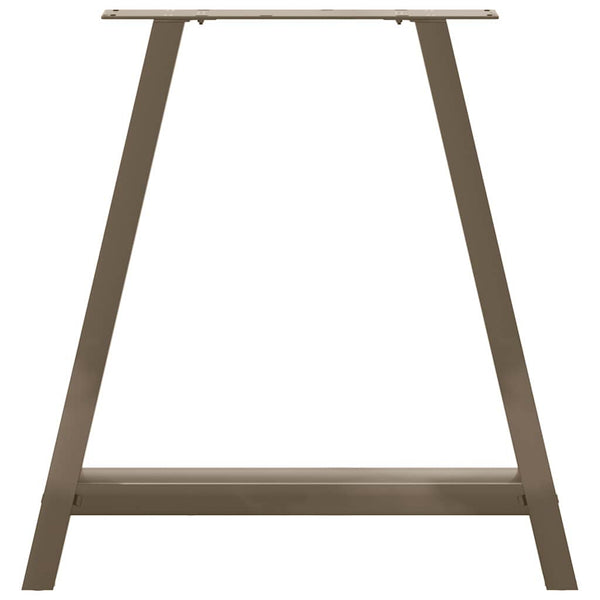 Esstischbeine A-Form, Stahl, 80 cm, 2er-Set