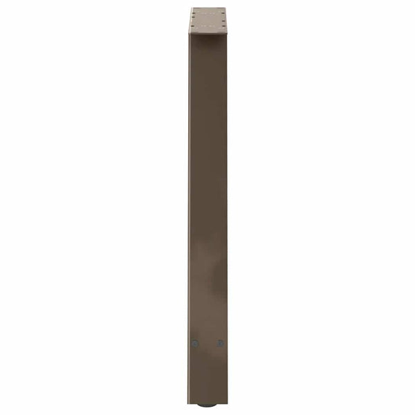 Esstischbeine A-Form, Stahl, 80 cm, 2er-Set