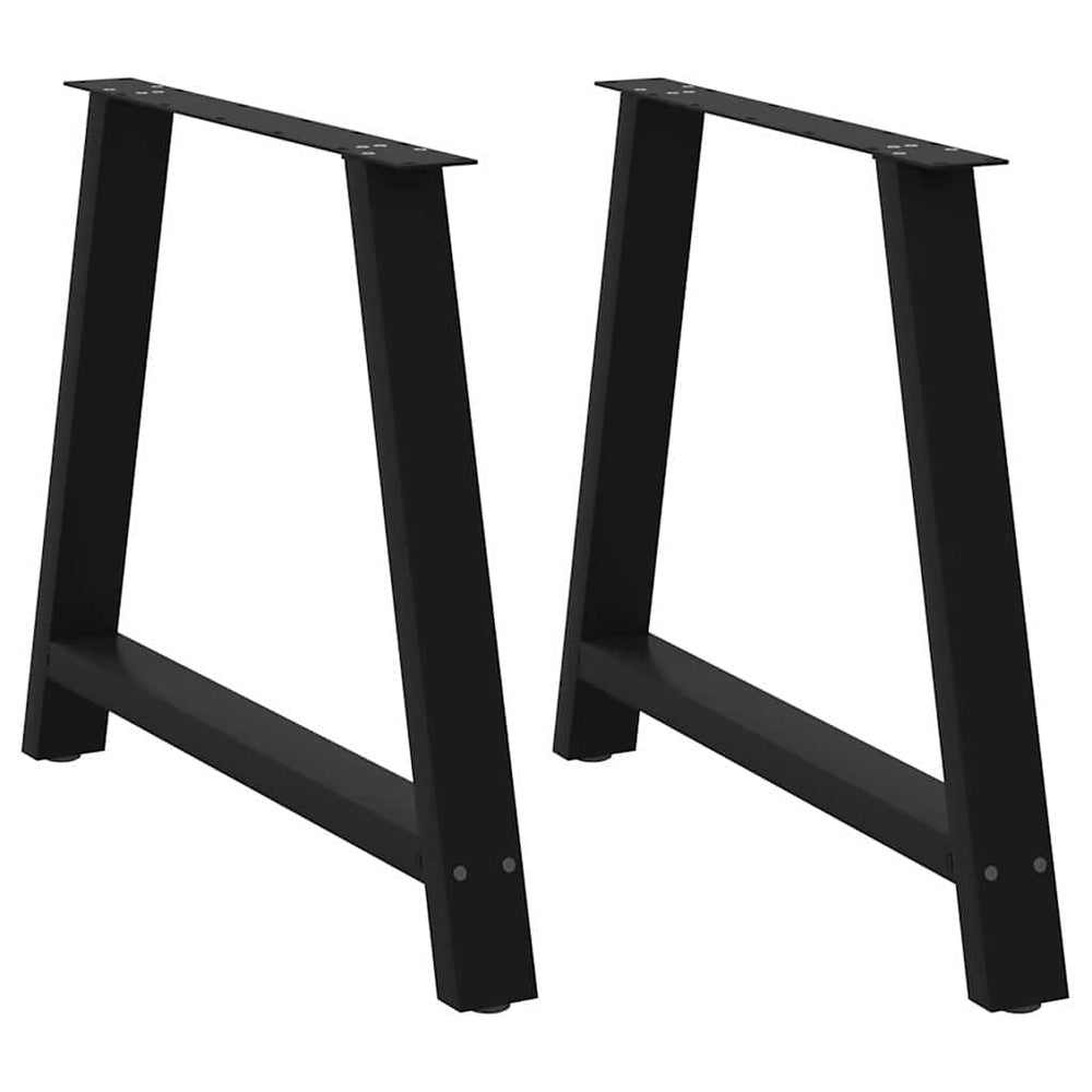 A-Form Tischbeine Schwarz, 2er Set