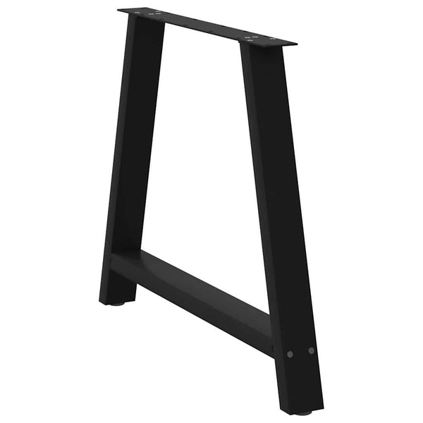 A-Form Tischbeine Schwarz, 2er Set