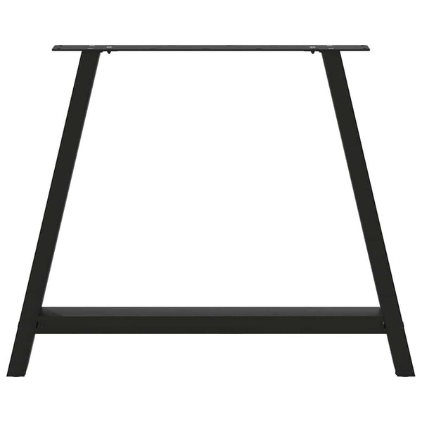 A-Form Tischbeine Schwarz, 2er Set