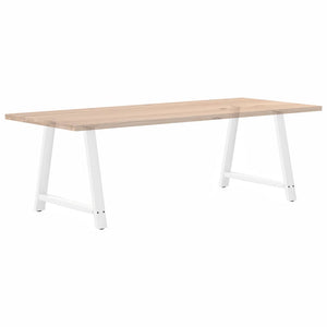 A-Form Tischbeine, 90 cm, Weiß, 2er-Set