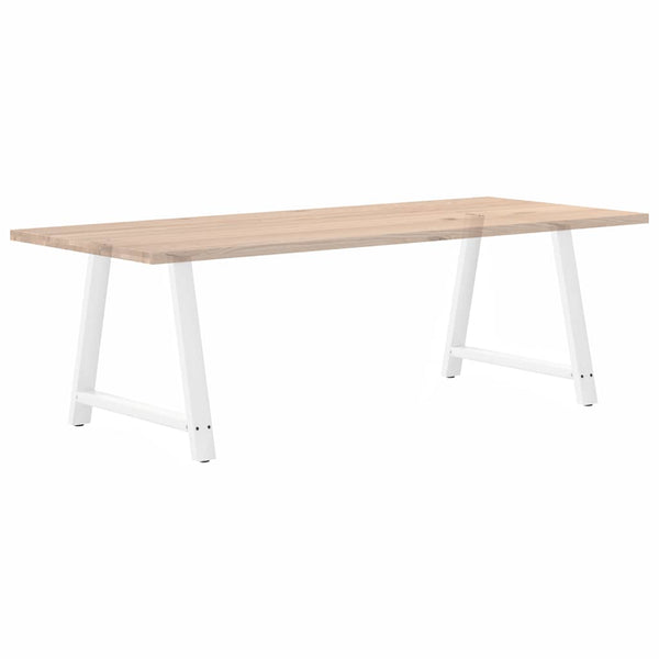 A-Form Tischbeine, 90 cm, Weiß, 2er-Set