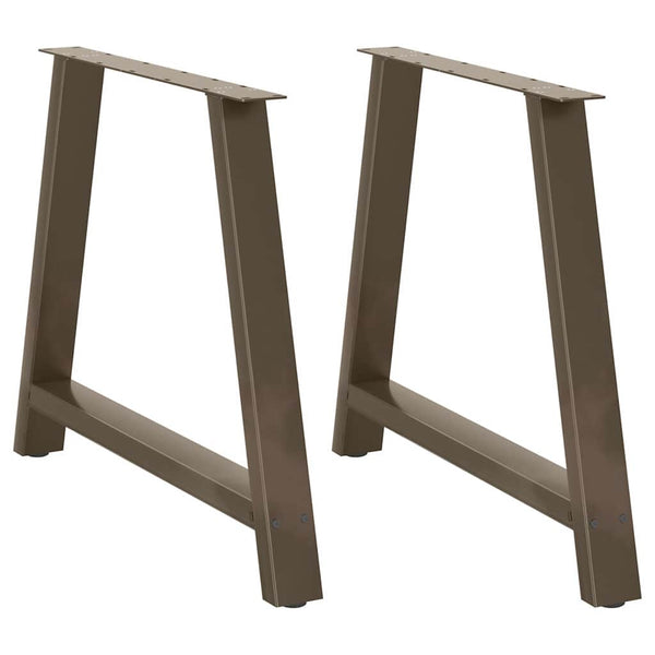 Esstischbeine A-Form Stahl 90x73cm, 2er Set