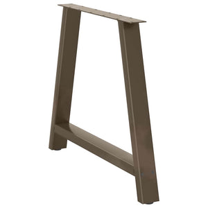 Esstischbeine A-Form Stahl 90x73cm, 2er Set