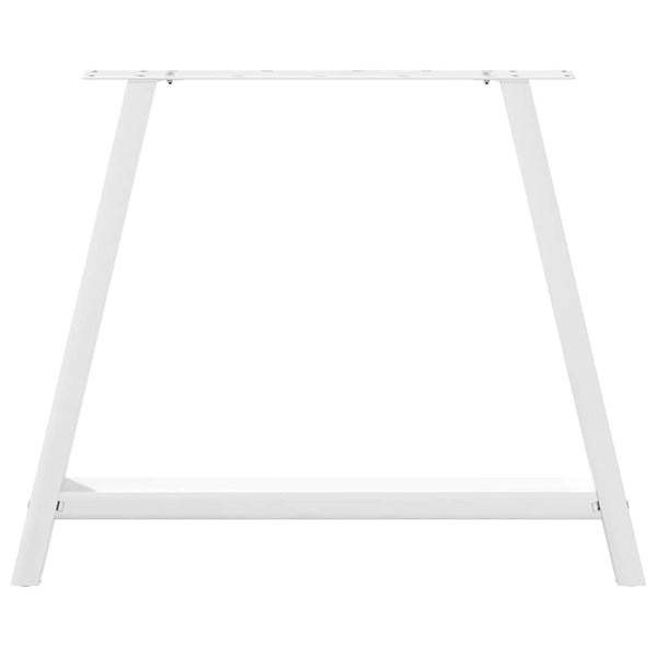 A-Form Tischbeine, 100 cm, Weiß, 2er Set