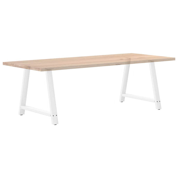 A-Form Tischbeine, 100 cm, Weiß, 2er Set