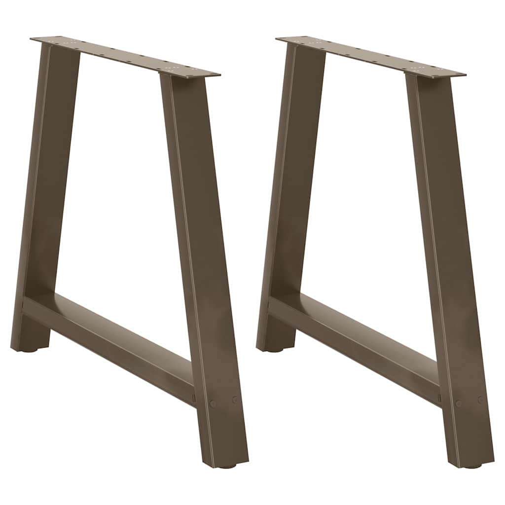 Esstischbeine A-Form Stahl, 100cm, 2er-Set