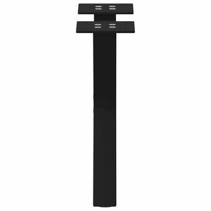 Couchtischbeine X-Form, 30cm Stahl Schwarz, 2er-Set