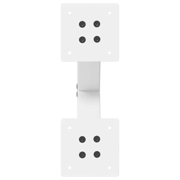 Couchtischbeine X-Form Weiß, 2er Set