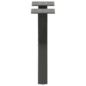 Couchtischbeine X-Form Anthrazit, 2er Set