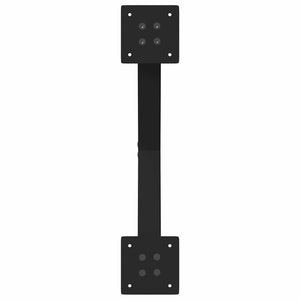 Couchtischbeine X-Form, 2er Set, Schwarz 50cm