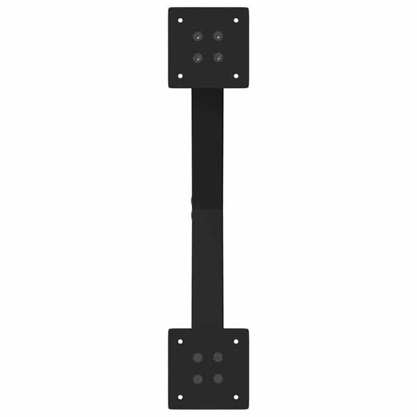 Couchtischbeine X-Form, 2er Set, Schwarz 50cm