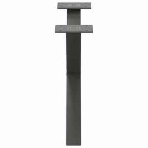 Couchtischbeine X-Form Anthrazit 50cm, 2er Set