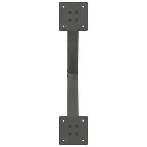 Couchtischbeine X-Form Anthrazit 50cm, 2er Set