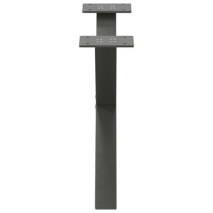 Couchtischbeine X-Form Anthrazit, 2er-Set