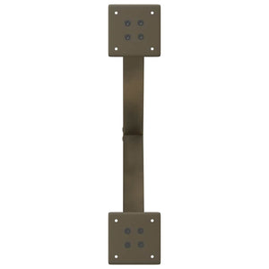 Couchtischbeine X-Form Stahl Natur 60cm 2er-Set