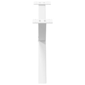 Couchtischbeine X-Form, Weiß, 70cm, 2er-Set