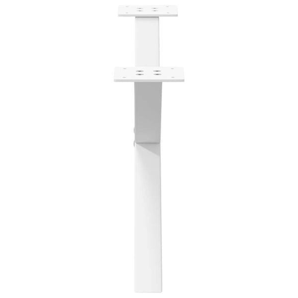 Couchtischbeine X-Form, Weiß, 70cm, 2er-Set
