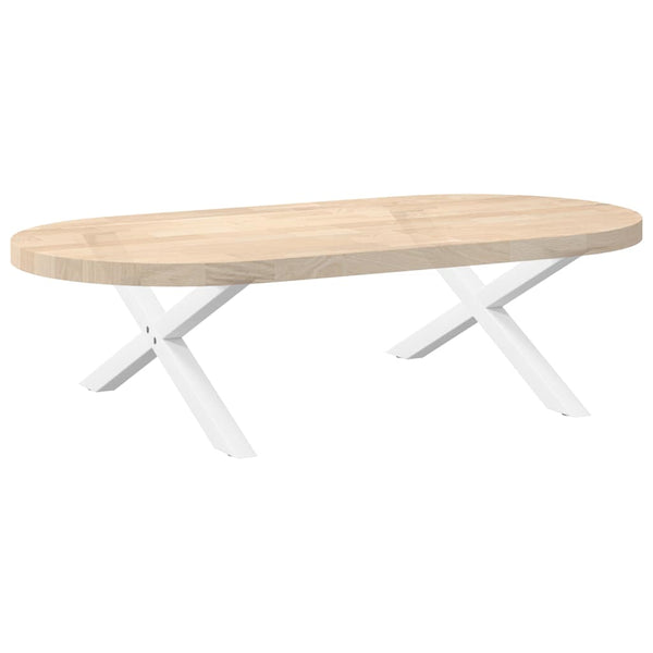 Couchtischbeine X-Form, Weiß, 70cm, 2er-Set