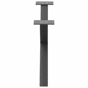 Couchtischbeine X-Form Anthrazit 70 cm