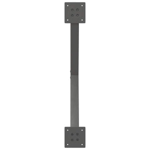 Couchtischbeine X-Form Anthrazit 70 cm