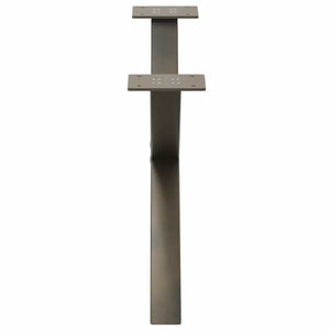 Couchtischbeine X-Form Stahl 70cm
