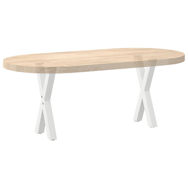 Weiße X-Form Couchtischbeine, 2er Set