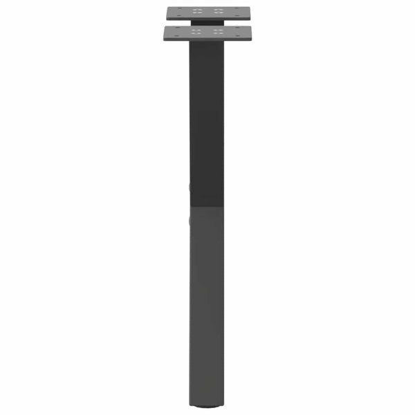 Couchtischbeine X-Form Anthrazit Stahl
