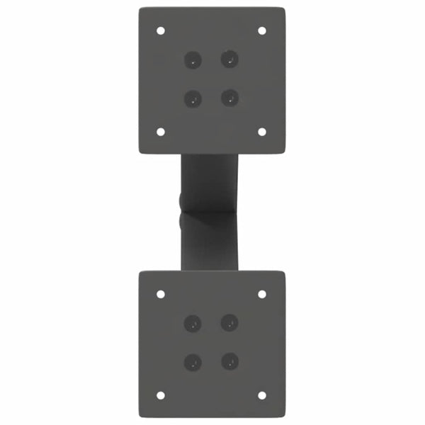 Couchtischbeine X-Form Anthrazit Stahl
