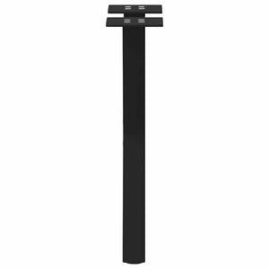 Couchtischbeine X-Form Schwarz Stahl