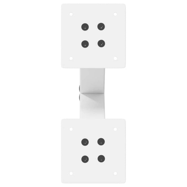Couchtischbeine X-Form, Weiß, 38 cm, 2er Set