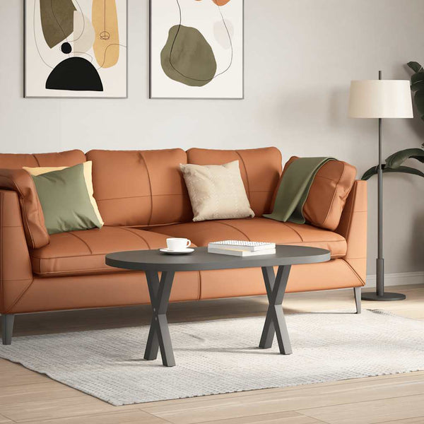 Couchtischbeine X-Form Anthrazit, 2er Set