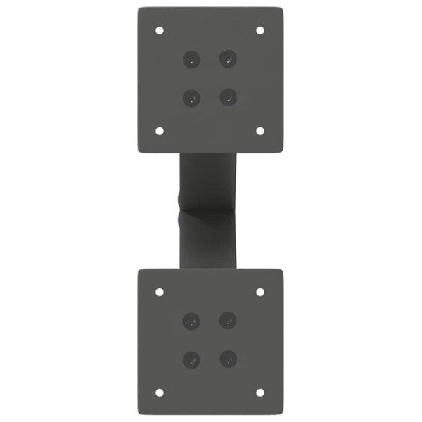 Couchtischbeine X-Form Anthrazit, 2er Set